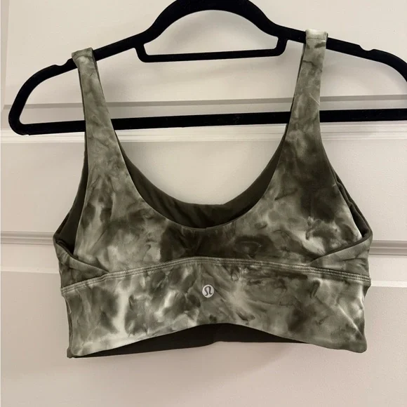 REVERSIBLE lululemon align bra diamond dye / dark olive - Picture 2 of 4